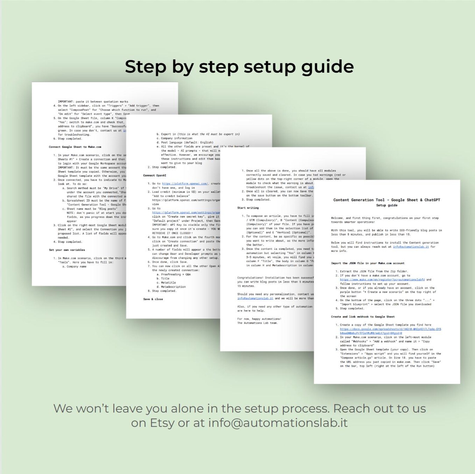 AI Blog Post Generator: SEO Content Automation with Make.com (Digital Download)