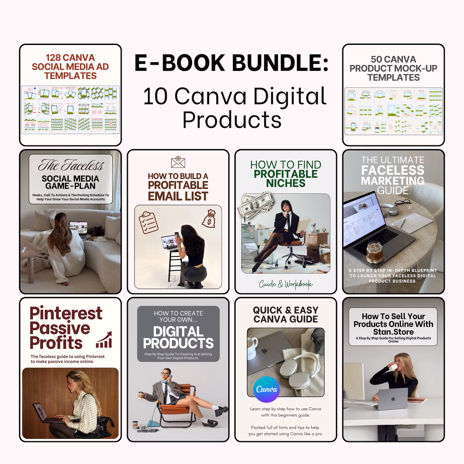 Ultimate Canva Digital Product Bundle (MRR & PLR) with Resell Rights