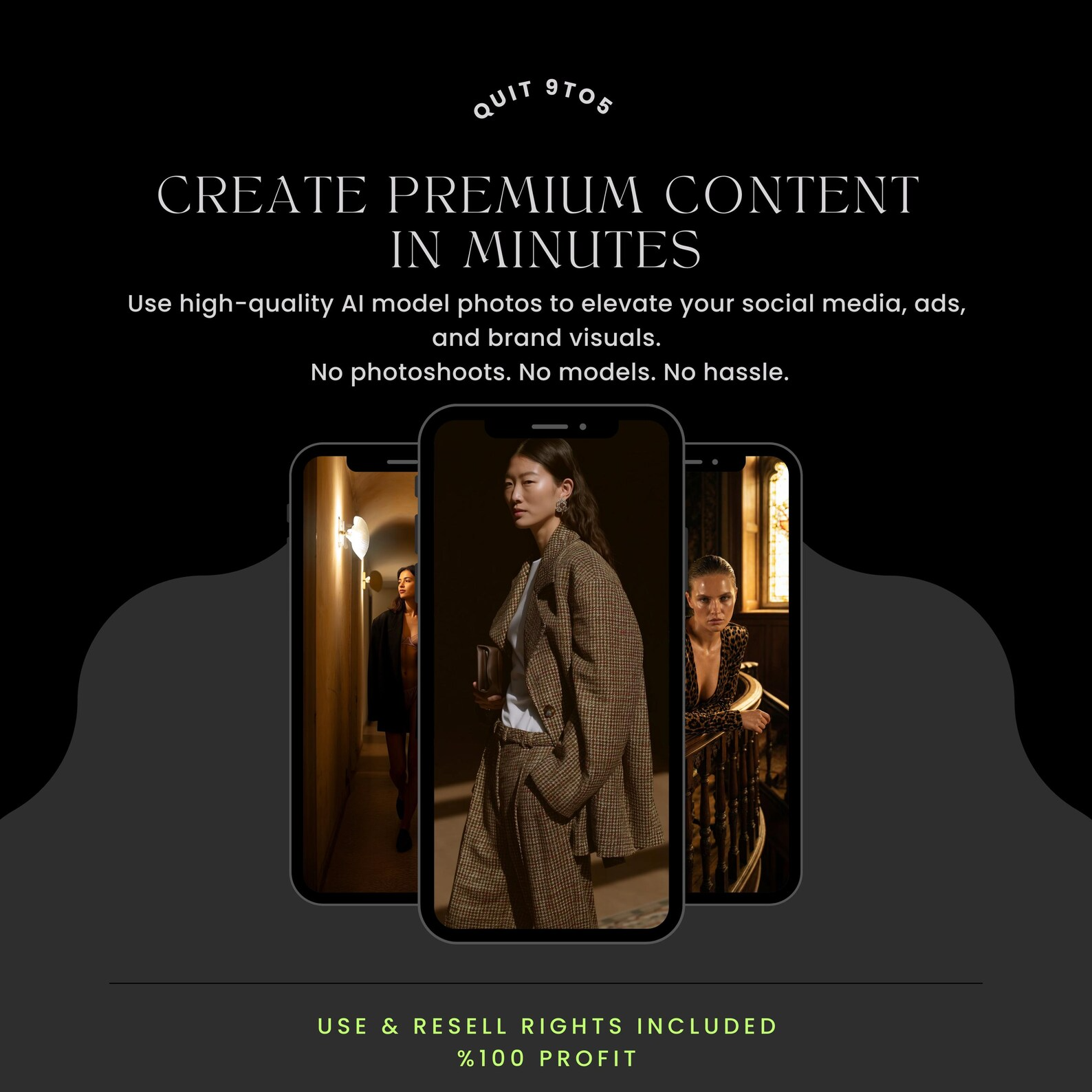 AI Model Stock Photos – Brand Campaign Visuals (Digital Download, 200+)